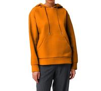 Per le donne autunno moda 2024 trendy maglia pullover felpe casual allentato vestiti carini felpe con cappuccio lombo, Arancione, M