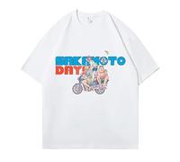 Per Le Donne Maglietta Anime SAKAMOTO DAYS Girocollo Cotone Stampa T-Shirt Oversize Unisex Harajuku Maglietta Costumi Casual Moda Manica Corta Da Uomo Donna Cosplay Ragazzi E Ragazze-White||XXL