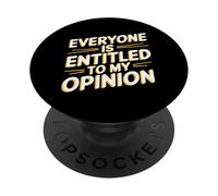 Per le persone divertenti tutti hanno diritto al significato della mia opinione PopSockets PopGrip Adesivo