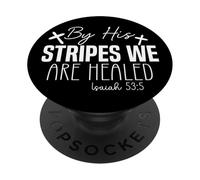Per le sue ferite siamo stati guariti Isaia 53:5 PopSockets PopGrip Adesivo