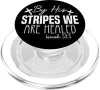 Per le sue ferite siamo stati guariti Isaia 53:5 PopSockets PopGrip per MagSafe