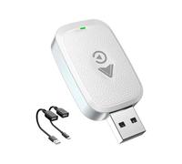 per Leapmotor C10 2000-2026, Adattatore CarPlay Wireless Interfaccia Type-C/USB Chiavetta Pennetta Carplay Trasferimento Dati Veloce,B/Silver