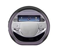 Per Leapmotor Per B10 2025 Non C'è Bisogno Di Cucire Gli Accessori A Mano Coprivolante Per Auto In PU(Black Purple)