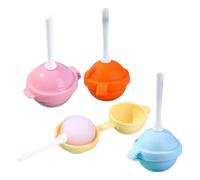 per lecca-lecca, 4 in silicone per torte, materiale flessibile con antiaderente per una facile preparazione di caramelle, design riutilizzabile con rilascio liscio, strumento di