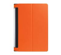 Per Lenovo Yoga Tab 3 Plus 10.1 YT-X703F/M/L/N/H Tablet Cover, Ultra Sottile Leggero Folio Stand Custodia in Pelle per Lenovo Yoga Tab 3 Pro YT3-X90F YT3-X90M YT3-X90N YT3-X90L 10.1" (Arancione)