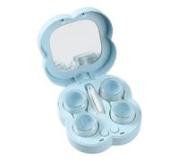 per lenti a contatto, detergente per lenti, pulizia ad alta frequenza, portatile, a batteria, compatta e durevole, per uomini e donne, per viaggi e pendolari all'aperto, 8,5 x 8,5 cm