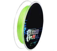 Per lenza da pesca intrecciata PE 8 fili 100 m di lunghezza con rivestimento resistente all'abrasione e quasi elasticizzato per un uso efficace della pesca (0,4/2,7 kg)