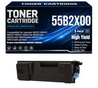 Per Lexmark MS431dn MS431dw MX431adn MX432adwe MS331dn MX331adn Cartucce toner Compatibili 55B2X00 MS331 MS431 MX331 MX431 Toner Con chip 20.000 pagine