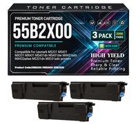 Per Lexmark MS431dn MS431dw MX431adn MX432adwe MS331dn MX331adn MS331 MS431 MX331 MX431 Cartucce toner 55B2000 55B2H00 55B2X00 Toner con chip 20.000 pagine