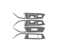 Per Lexus GS 2013-2019 Adesivi Per Cornici Decorative Per Pannelli Di Controllo Dei Finestrini Automatici In Fibra Di Carbonio Adesivi Interni(RHD)