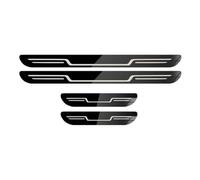 per Lexus IS300H 2013-2023 2024 2025 4 Pezzi Battitacco Auto Acciaio Inox Protezione Davanzale Portiera della Porta AntiGraffio Esterna Accessori,B/Black Titanium Mirror