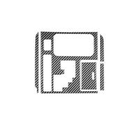 Per Lexus LX 2008-2015 In Fibra Carbonio Auto Console Centrale Gear Shifter Pannello Copertura Trim Decorazione Adesivo Interno Console Interna Pannello