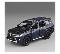 Per Lexus LX570 1 32 Giocattolo Modello Di Auto In Metallo Auto Tirare Indietro Auto Adatta Per I Giocattoli Dei Bambini Macchinine Mini Auto(Blu)
