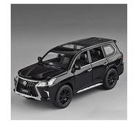 Per Lexus LX570 1 32 Giocattolo Modello Di Auto In Metallo Auto Tirare Indietro Auto Adatta Per I Giocattoli Dei Bambini Macchinine Mini Auto(Nero)