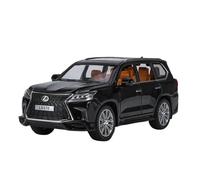 Per Lexus LX570 SUV 1:24 Modello In Lega Pressofusa Simulazione Di Decorazioni Per La Casa Regali(Black)