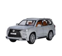 Per Lexus LX570 SUV 1:24 Modello In Lega Pressofusa Simulazione Di Decorazioni Per La Casa Regali(Gray)