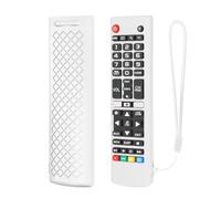 Per LG AKB, Custodia Protettiva in Silicone per Telecomando AKB75095307/AKB75375604/AKB74915305 Smart TV Telecomando Anti-collisione Custodia Morbida Impermeabile. (Bianco)