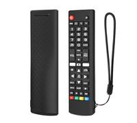 Per LG AKB, Custodia Protettiva in Silicone per Telecomando AKB75095307/AKB75375604/AKB74915305 Smart TV Telecomando Anti-collisione Custodia Morbida Impermeabile. (Nero)