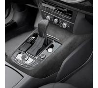 Per LHD Audi A6 C7 2012 2013 2014 2016 2017 2018 Alcantara Sovrapposizioni Interni Trim Bracciolo, Ingranaggi, Cruscotto