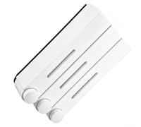 per l'hotel Guest House Dispenser di sapone 1260ml Parete fissa per | Per plastica resistente stampata a iniezione, finitura bianca lucida, antiruggine, facile da pulire, si adatta