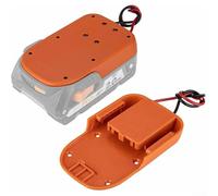 per Li-ion per Ridgid con Plus 18v per Adattatore Batteria Dock di Potenza con Abs Wire Connettori di Alimentazione Compatibile 12awg Costruzione per 18v Resilient Plus Secure