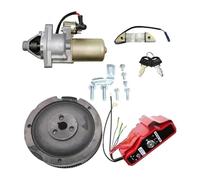 Per Lifan 188F 190F GX340 11HP GX390 13HP Motorino Avviamento Volano Bobina Carica Kit Avviamento Elettrico 62 Mm Motorino Di Avviamento Motore(Special 62mm)