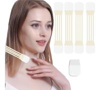per lifting viso e collo, cerotti rassodanti ad azione rapida per ridurre il collo, nastro per sollevamento del collo con 4 elastici + 20 toppe di ricambio, cerotti rassodanti unisex per la