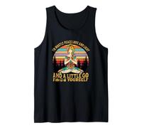 per Lo più Pace Amore Luce Divertente Yoga Hippie dicendo Yoga Canotta