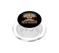 Per lo più pace amore luce divertente yoga hippie dicendo yoga PopSockets PopGrip per MagSafe