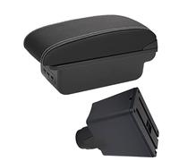 Per Logan 2 Bracciolo Per Sandero 2 Box Bracciolo Per Auto Interni Speciali Parti Di Retrofit Scatola Portaoggetti Centrale Bracciolo Auto(B black white 3USB)