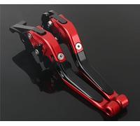 Per Loncin Per VOGE SR1 125/SR 1/ Per SR125GT/Per SR150GT 2022-2024 Moto Pieghevole Leva Del Freno Frizione Leva Set Maniglia Guardia Leve Moto Leva Frizione Freno(Red-Black)
