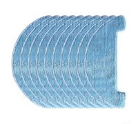 Per Loorow AT800 Robot Aspirapolvere Accessori Mop Panni di Ricambio 3 in 1 Microfibra Mop Pads 4 Pack e 10 Pack per la manutenzione dei pavimenti in case con animali domestici (confezione da 10)