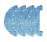 Per Loorow AT800 Robot Aspirapolvere Accessori Mop Panni di Ricambio 3 in 1 Microfibra Mop Pads 4 Pack e 10 Pack per la manutenzione dei pavimenti in case con animali domestici (confezione da 4)