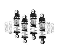 Per Losi Micro-B 2wd Rtr 1/24 Ammortizzatore Anteriore E Posteriore Lega Alluminio Set Completo Parti Aggiornamento Veicoli Fuoristrada Parti Ammortizzatore RC(Silver)