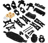 Per Losi Micro B 2WD RTR 1/24 Blocchi Sterzo C Mozzi Bracci Sospensione Paratia Shock Mount CVD Albero RC Auto Per Buggy Parti Aggiornamento Coppa dello sterzo RC