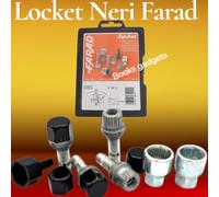 Per Lotus Esprit 2.2 Turbo SE da 1989 Kit Bulloni Antifurto NERI Locket x C/Lega