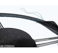 Per Lotus Ford Cortina 2 Grigio Scuro Volante IN Pelle Cover Azzurro Cielo Punto