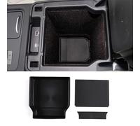 Per LR Discovery 5 LR5 2021 2022 Nero ABS Car Center Console Armrest Storage Box