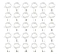 Per luci esterne H706 per un montaggio sicuro e una maggiore stabilità in condizioni climatiche avverse con design a doppia sicurezza e struttura in plastica PETG (30 pezzi)