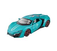 Per Lykan Hypersport Fenyr 1:24 Modello Di Auto In Metallo Pressofuso Con Suono E Luce Simulati Regali Decorativi Da Collezione(Green)