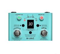 per M-Vave Pedale Effetto Chitarra V2 Drum Looper 30 Tamburi 11 Minuti di ricodifica Tempo sintonizzatore Multi Effetto Pedale