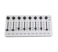 Per M-vave Wireless Per Midi Controller Mixing Console Con Connettività Bt E Ricarica Usb-c Per Integrazione Senza Soluzione Di Continuità Con Vari Sistemi Operativi E Daw Software Bianco