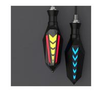 Per M10 Bolt IP65 Doppio Lato Che Scorre Motociclette Indicatori Di Direzione Luce Universale 12V Relè Integrato Lampeggiante Lampeggiante Indicatori Di Direzione Moto(2pc red)