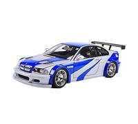 Per M3 E46 GTR Modello Di Auto In Lega Blu/Argento Giocattoli Per Bambini Hobby Regali 1 18 Macchinine Mini Auto