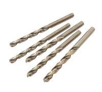 per m35 Drill Bits Set 5PCS per acciaio temprato per m35 Drill (10mm) | Lega al 5%, perfora oltre 150 fori in acciaio da 20 mm, lunga durata, ridotta fragilità, grado professionale