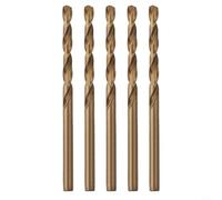 per m35 Drill Bits Set 5PCS per acciaio temprato per m35 Drill (5mm) | Lega al 5%, perfora oltre 150 fori in acciaio da 20 mm, lunga durata, ridotta fragilità, grado professionale