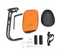 Per M365 1s Pro Pro2 Mi3 Per Max G30 G2 Scooter Elettrico Borsa Sedile Multifunzionale 10l Grande Volume Antipioggia Eva Nero Arancione Colore