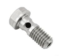 per m6 x 1.0 per banjo Bolt for Hope Disc Brake Caliper Steel | per m6 x 1.0 thread, fits Hope calipers, steel construction, silver finish, secure braking