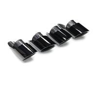 Per Macan S 2.9T 3.0T 2014-2024 4 Pezzi/lotto Terminale Scarico Tubo Ricambio Ugello Messa Punto Marmitta Gola Coda Auto(14-18 Black)