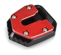 Per Macbor Per Montana Per XR5 510 2023-2025 Accessori L'ingrandimento Piede Estensione Cavalletto Laterale Moto Moto Cavalletto Laterale Piede(Rosso)